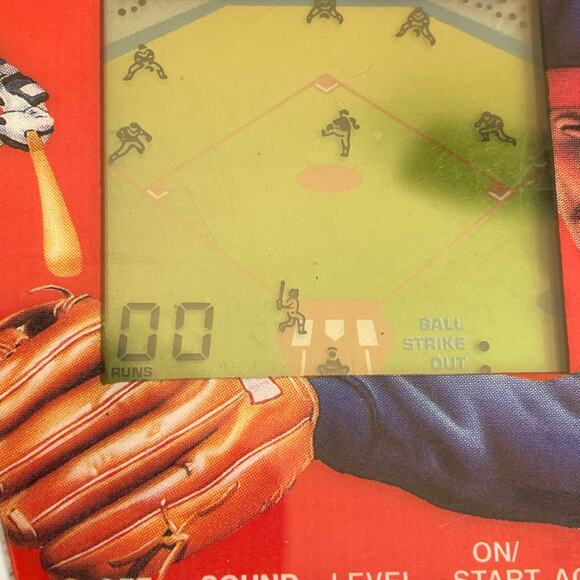 Vintage Tiger Electronics Handheld Baseball Game 1988 Toy Tested & Works - Picture 5 of 16